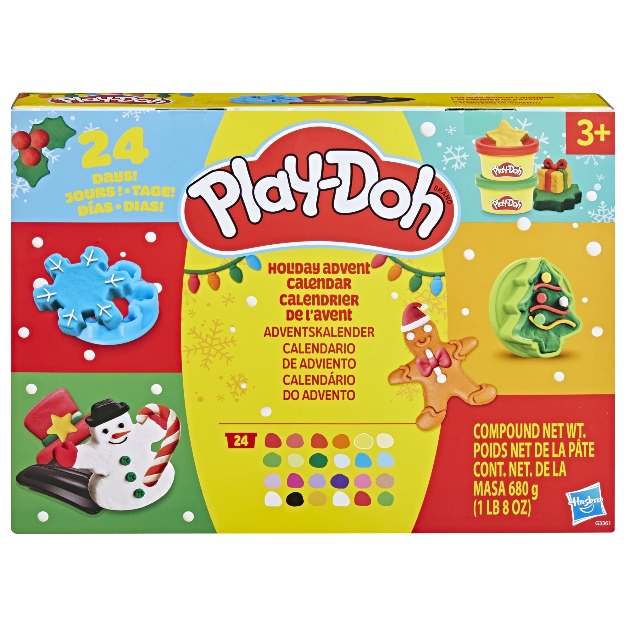 Play-Doh Holiday Advent Calendar Playset, Kids Ages 3 and Up - Walmart.ca