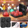 thumbnail image 1 of LSLJS Rose Flower Ice Cocktail Mix Ice Creative Rose Flower 4 with Silicone Ice Tray, 1 of 6