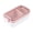 Pink#5177, variant on Clearance! Refrigerator Sealed Compartment Fruit Fresh-keeping Box Transparent With Lid Portable Microwave-heated Lunch Box Lunch Box Discount Items Return Pallets #54