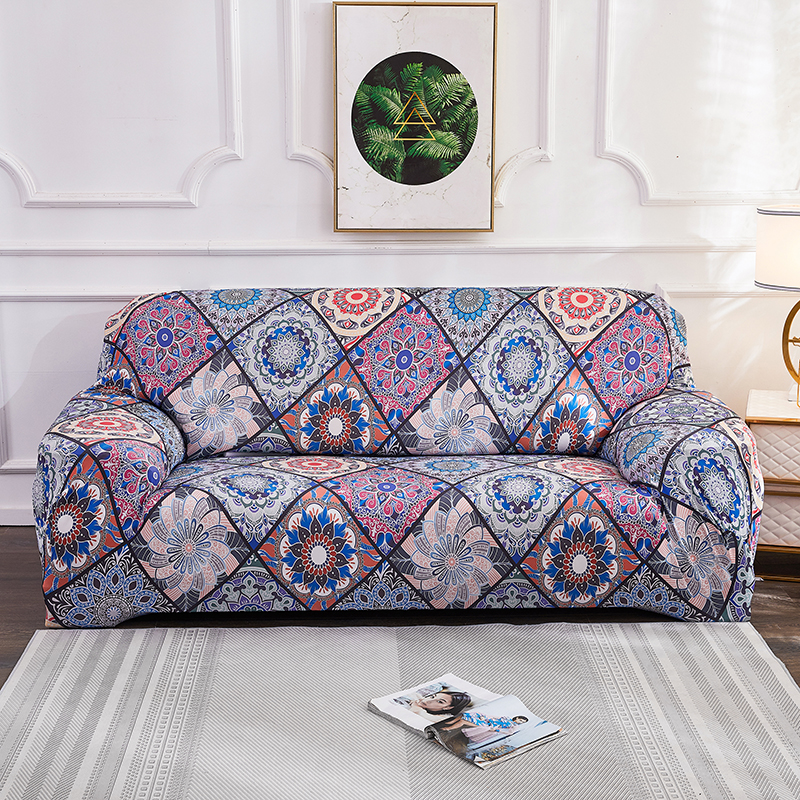 1/2/3/4 Seats Elastic Stretch Sofa Armchair Cover Slipcovers Bohemian For Home