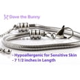 thumbnail image 2 of Dumpling Perogy Pierogi Food Cooking Snake Chain Charm Bracelet (Silver), 2 of 9