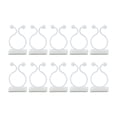 thumbnail image 2 of 10Pcs Plant Climbing Wall Fixture Clips, Plant Fixer ,Wall Vines Fixture Vines Traction Invisible Holder Hook Wall Rattan clamp for Decor White L, 2 of 10