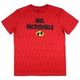 thumbnail image 1 of Disney Incredibles Men's Mr. Incredible Athletic Polyester Tee (X-Large), 1 of 3