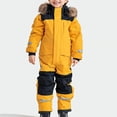 thumbnail image 2 of KIHOUT Kids Girls Boys Colorful Siamese Snowsuits Ski Suits Jackets Winter Jumpsuits, 2 of 6