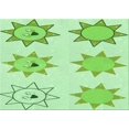 thumbnail image 1 of Ahgly Company Machine Washable Indoor Rectangle Transitional Light Green Area Rugs, 7' x 9', 1 of 7