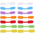 thumbnail image 1 of SHOWERORO 40 Pcs Étiquettes Réutilisables pour Câbles, Étiquettes Auto-Adhésives, Mélange Polyester Multicolore pour Fils, 1 of 7