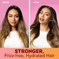 thumbnail image 2 of OGX Frizz-Free Keratin Smoothing Oil Conditioner for Frizzy Hair, Large size, 2 of 8