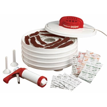 Nesco FD-28JX JerkyXpress Food Dehydrator, For Jerky Snacks, White