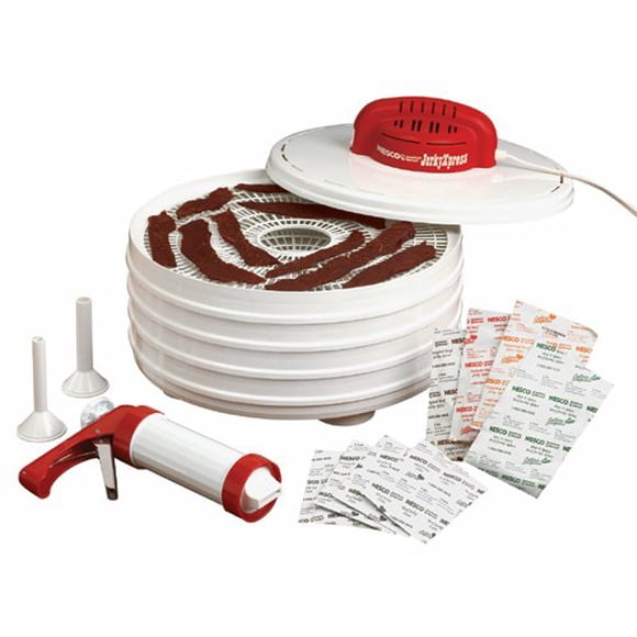 Nesco FD-28JX JerkyXpress Déshydrateur Alimentaire, pour Collations Jerky, Blanc