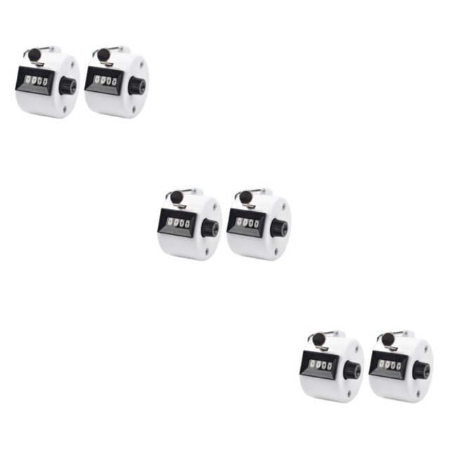 mmirethe 2pack/lot Manual And Accurate Counting Unisex Hand Tally With Materials White 3Set