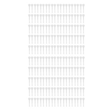 200pcs Perfume Test Paper Flower Shape Disposable Essential Oils Strips for Fragrances Testing
