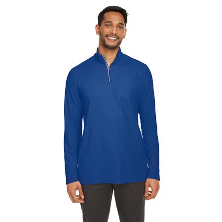 Core 365 Men's Fusion ChromaSoftâ„¢ Pique Quarter-Zip CE405