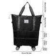 thumbnail image 3 of Kcavykas Clearance Sales Home Storage Organiser Universal Wheel Travel Bag Large Capacity Folding Water-proof Travel Bag Handbag Handbag Travel Duffel Bag Ladies Multi-function Travel Bag, 3 of 3
