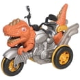 thumbnail image 1 of Brown Remote Control Dinosaur Motorcycle Toy With Spray Sound And Light Effects, Rechargeable Stunt Rc Vehicle, Electric Dinosaur Car Gift For Kids Boys (1.20 Lbs), 1 of 5