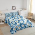 thumbnail image 3 of Erosebridal Chic Daisy Blossoms Bedding Comforter Set, Spring Garden Down Comforter, Flower Floral Room Decorative Lightweight 2 Pieces, 3 of 8