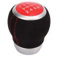 thumbnail image 2 of Car 6 Speed Gear Shift Head Ergonomic Wear Resistant Replacement Silver Ring for Models, 2 of 7