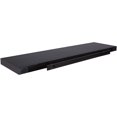thumbnail image 4 of kieragrace Stockholm Aberg Floating Shelf w/ LED Light – Black, 36-Inch, Matte Finish, 4 of 5