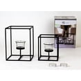thumbnail image 4 of hometrends Black Cube Candle Holder Giftbox, 4 of 4