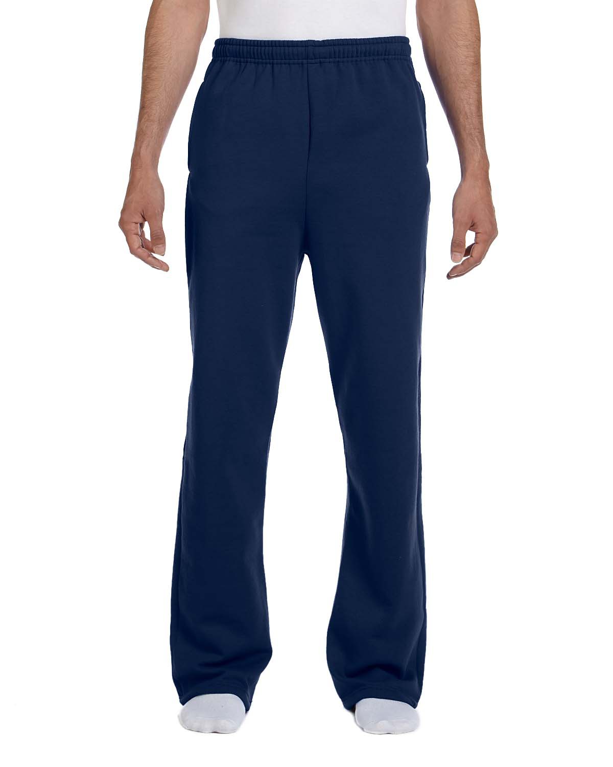 Jerzees Pantalon de Survêtement en Molleton à Fond Ouvert pour Adulte 8 oz - 974MP