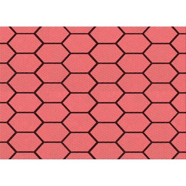 Ahgly Company Tapis d'Intérieur Rectangulaires Transitionnels Rouges Lavables à la Machine, 8 Pieds x 10 Pieds