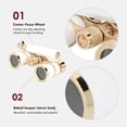 thumbnail image 3 of Compact Lightweight Opera Glasses Binoculars, 3X25 Portable Adjustable Theater Glasses with Foldable Handle for Musical Concerts and Opera Houses, for Women, 3 of 7