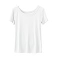 thumbnail image 1 of Yuyuzo Hauts de Pyjama pour Femmes Col Ras du Cou T-Shirts à Manches Courtes Décontractés d'Été Confortables Amples Blouses, 1 of 6