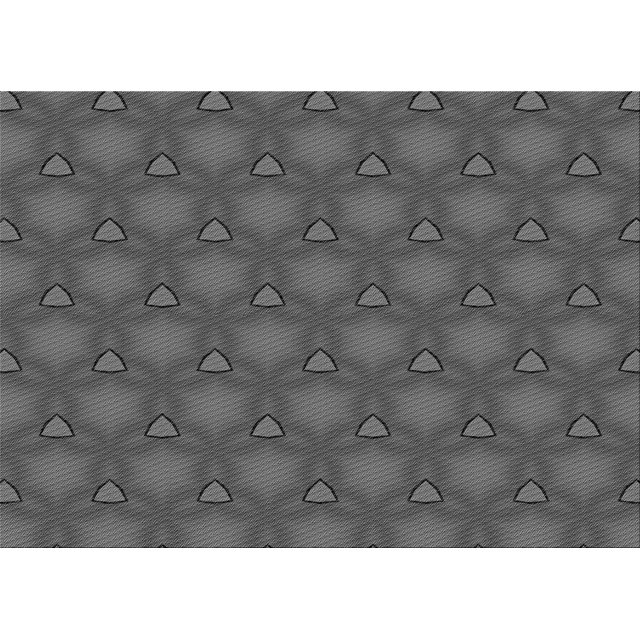 Ahgly Company Machine Washable Indoor Rectangle Transitional Platinum Gray Area Rugs, 7' x 10'