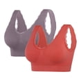 thumbnail image 1 of Soki 2pc Sports Bra for Women Padded Seamless Medium Impact Yoga Running Bras, 1 of 2