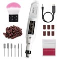 thumbnail image 1 of Electric Nail File Set Professional Portable Nail Drill Nail Polisher with Brush, 1 of 10