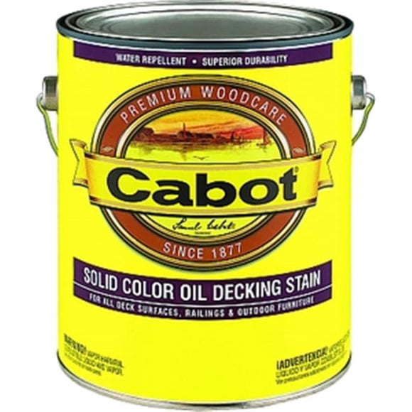 Cabot 11608 1 Gallon - Base Médicale Huile Solide Teinture pour Terrasse