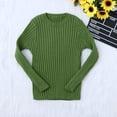 thumbnail image 2 of Birdeem Toddler Kids Baby Girls Ribbed Knit Sweater Soft Solid Warm Sweater Pullover, 2 of 8