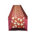 thumbnail image 1 of Seasonal christmas Leaves Design Table Runner Size: 70 W x 13 D, 1 of 4