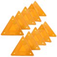thumbnail image 1 of KAKOWELY car emergency triangles 10pcs Car Emergency Triangle Reflective Roadside Triangle Reflectors Warning Triangles Reflectors Rear Bumper Reflector Road Punching Safety Triangles, 1 of 4