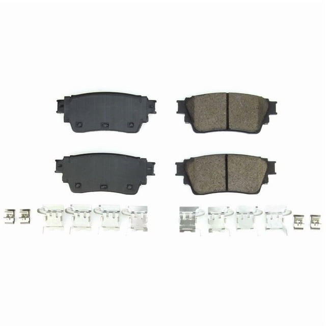 Power Stop Brake Pad 17-2391 Z17 Evolution; FMSI Number D2391; Ceramic Brake Pads; Set Of 4; With Premium Stainless Steel Hardware