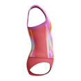 thumbnail image 2 of Speedo Girl's UV Protection Printed Colour Block Thick Strap Two Piece Tankini Set Swimsuit - Coral Sands, Size 10, 2 of 4