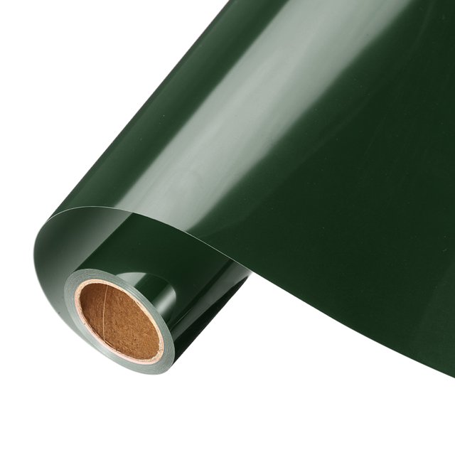 Uxcell Dark Green Heat Transfer Vinyl, 10 Inch x 9.8ft Vinyl Roll