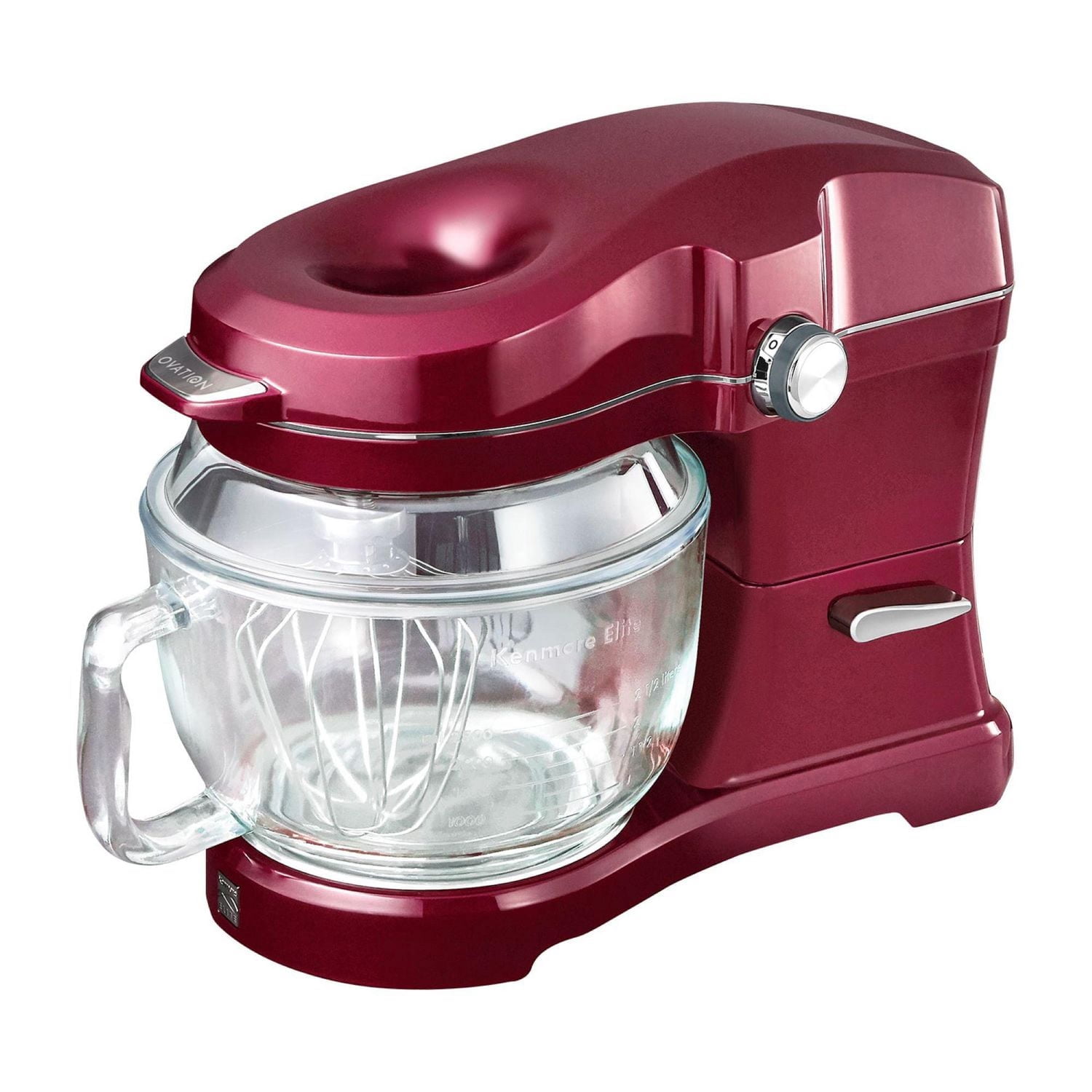 Kenmore Elite Ovation 5-Qt Stand Mixer, Burgundy, Premium Kitchen Mixer with Durable Design