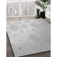 thumbnail image 2 of Ahgly Tapis Rond d'Intérieur à Motifs Gris, 5 Pieds Rond, 2 of 6
