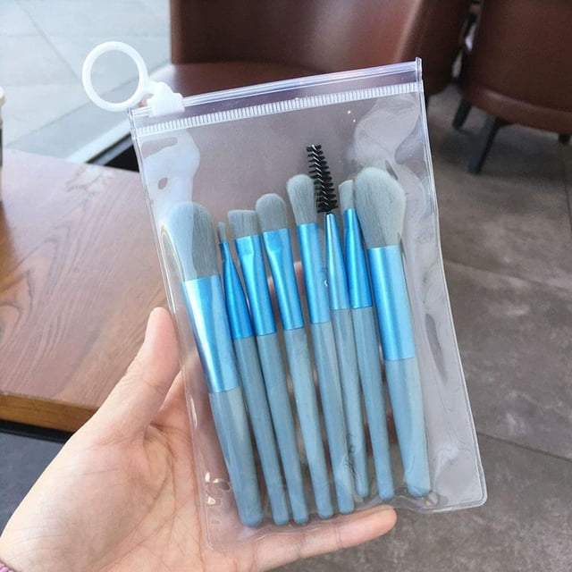 8Pcs/Set Travel Makeup Brushes Set Portable Soft Synthetic Lot Bristles Lot