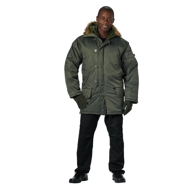 Rothco N-3B Snorkel Parka by Rothco, Men's, Water-repellent, Sage Green, 3X-Large