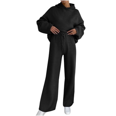 Amzcrzy Ensembles d'Entraînement pour Femmes Chandail de Sport de Mode Automne et Hiver pour Femmes Ensemble Deux Pièces Survêtements pour Femmes Ensemble Survêtements pour Femmes Survêtements pour Femmes 2 Pcs Ensembles Deux Pièces pour Femmes