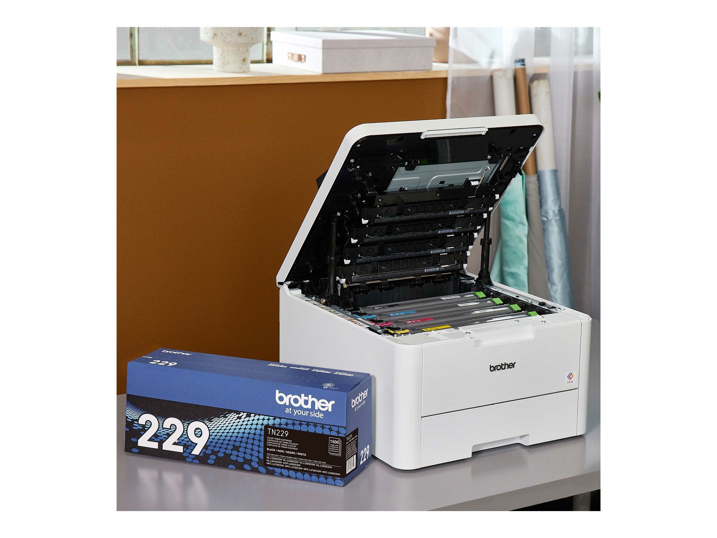 Brother Genuine (TN229BK) Black Standard Yield Toner Cartridge