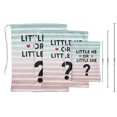 thumbnail image 3 of Darling Souvenir Multicolore Petit Lui Ou Petite Elle Fournitures de Fête de Baby Shower Pochettes à Cordon Sacs à Cadeaux 15 Pcs, 3 of 5