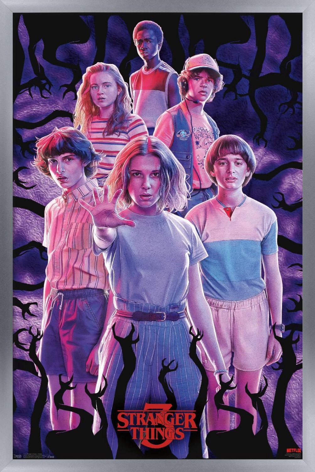 Netflix Stranger Things: Season 3 - Group Wall Poster, 14.725" x 22.375"