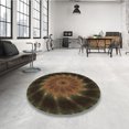 thumbnail image 4 of Ahgly Tapis Rectangulaire Lavable en Machine Intérieur Transitionnel Chêne Brun, 7 Pieds x 10 Pieds, 4 of 7