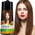 thumbnail image 1 of Herbishh Hair Color Shampoo – Enriched Dye Shampoo & Conditioner- PPD Free - Ammonia-Free Hair Dye Shampoo (Light Brown), 1 of 5
