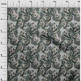 thumbnail image 3 of oneOone Cotton Cambric Gray Fabric Tropical Craft Projects Decor Fabric Printed By The Yard 56 Inch Wide, 3 of 5