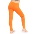 thumbnail image 3 of Stretch Is Comfort Girl's Cotton Leggings | Child Size 4 -14, 3 of 5