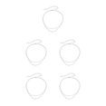 thumbnail image 2 of relayinert Silver Wide Application Chain Belt For Versatile Dressing Waist Chain Belt Chain Belt Y2K Body Chain 5Set, 2 of 6