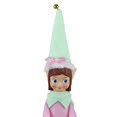 thumbnail image 4 of Mr. Christmas 6.5" Decorative Elf Girl with Light Green Hat, 4 of 5